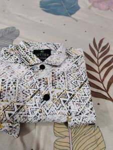 Popcorn Patterned Casual Shirt