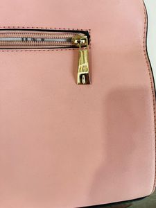 AND Pink Marble Satchel