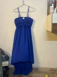 Blue Hi-Lo Dress