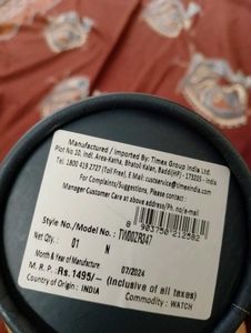 TIMEX watch With Under Warranty
