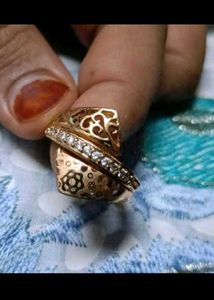 Stylish Gold palted Ring1+1free