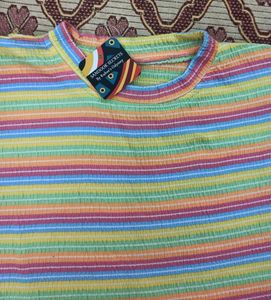 Striped Sleeveless Top