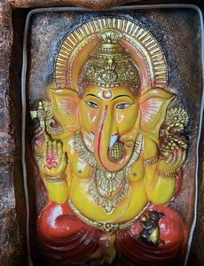 Water fountain with Ganesha Idol