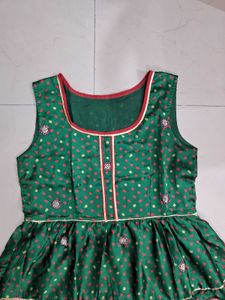Green Tiered Dress