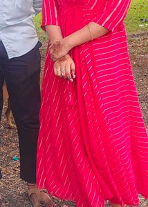 Pink Striped Kurta