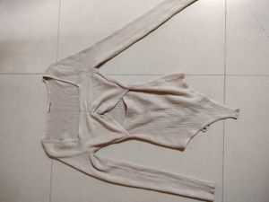 Ribbed Knit Cutout Mini Dress