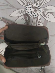 Taupe Crossbody Bag