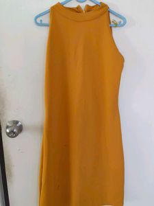 Mustard Midi Dress