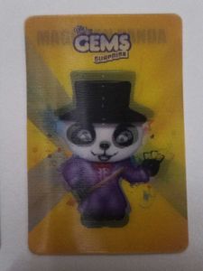 Cadbury Gems Lenticular 4 Cards