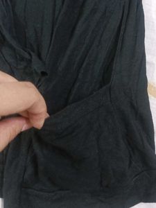 Black Open Front Shrug