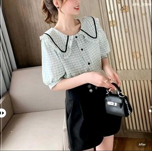 New with tag cute korean Elegant Peter Pan Collar