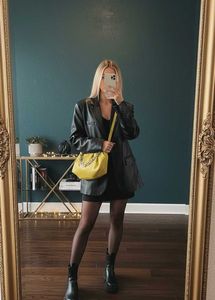 Yellow Chain Shoulder Bag