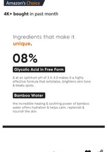 Minimalist Glycolic Acid 08% Exfoliating Liquid
