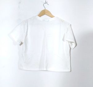 Zudio White T-Shirts (Women&#39;s)