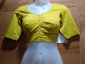 🌼 Sunlit Lime Printed Cotton Saree🌼