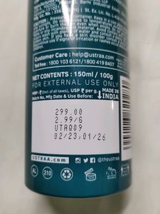 USTRAA AQUA Men Deodrant 150ml