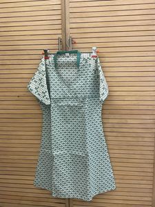 Patterned Green Tunic ( New, Unused)