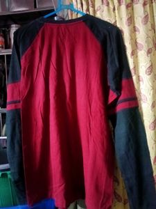 Red & Black Long Sleeve T-Shirt