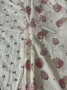 Cute Printed Strawberry Pants