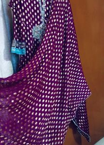 Purple Embellished Kurta Sets