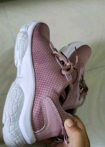 Pink Checkered Sneakers