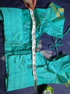 Sea Green Stitched Blouse