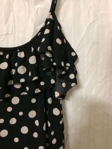 Black &amp; White Bodycon Dress