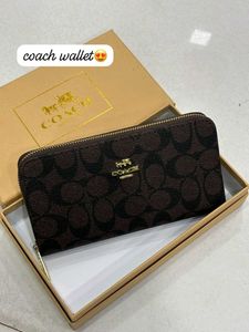 COACH ZIPPER WALLET PREMIUM QUALITY WD BOX