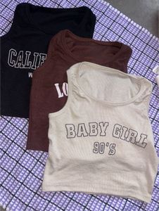 Cute Graphic Tank Tops Combo Set
