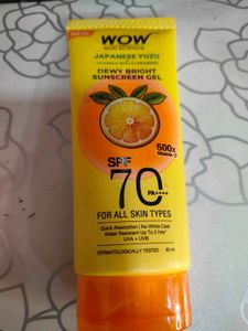 WOW Skin Science Yuzu Sunscreen