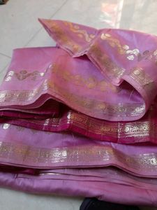Dual Shade Pure Banarasi Silk Saree