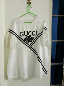 Stylish White GUCCI Tee