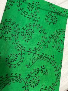 Elegant Green &amp; Blue Saree