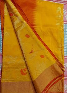 Yellow & Orange Saree