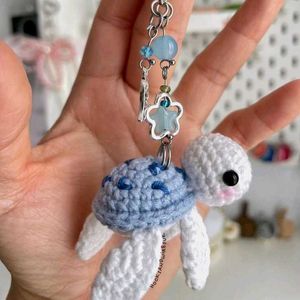 Crochet Turtle Keychain