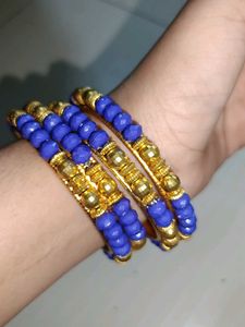 Blue &amp; Gold Bangles
