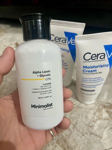CeraVe barrier repair moisturiser with minimalist