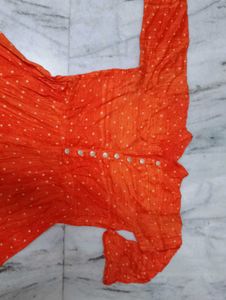 Chic Orange Dress