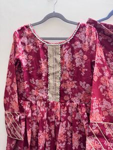 Inddus Floral Sharara Suit