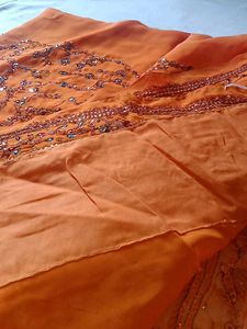 Orange Saree