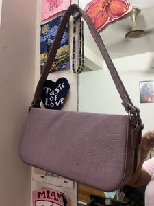 Aesthetic Lavender scale shaped shoulder bag🫶