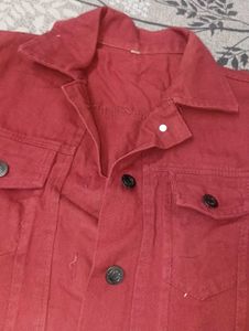 Red Denim Jacket