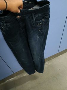 Dark Blue Denim Jeans