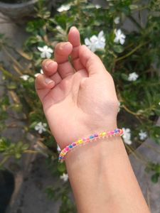 Handmade Rainbow Bracelet🌈