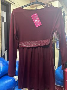 Marron Party Dress