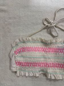 Beach Type Tube Bra Top With Pads