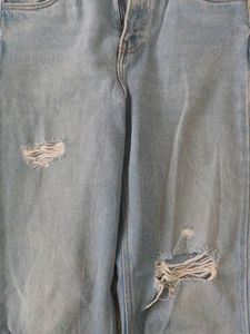 Ripped Light Wash Jeans