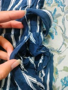 Fancy Blue Striped Trousers💙