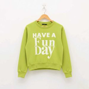 Fun Day Green Sweatshirt_Brand New