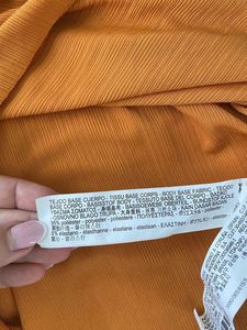 Zara Cross Back  Orange Dress.